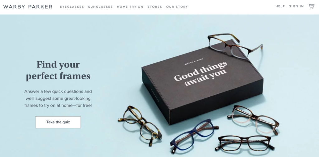 warby parker ecommerce