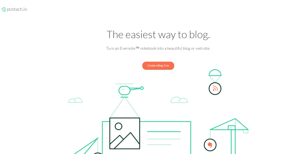 postach blogging platform