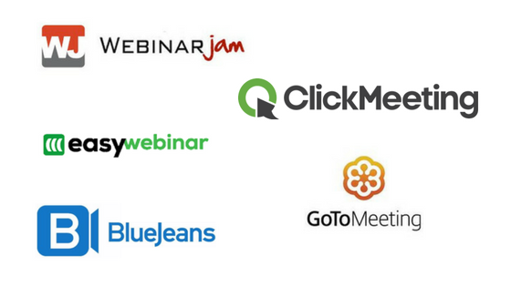 WebinarJam vs ClickMeeting vs EasyWebinar vs GoToMeeting vs BlueJeans