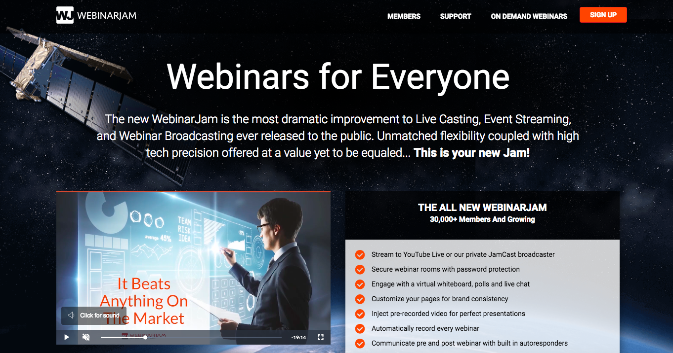 Top 14 Webinar Software Reviews 2019 Pricing Recommendations - webinarjam webinars