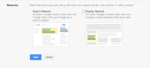 search network google ads