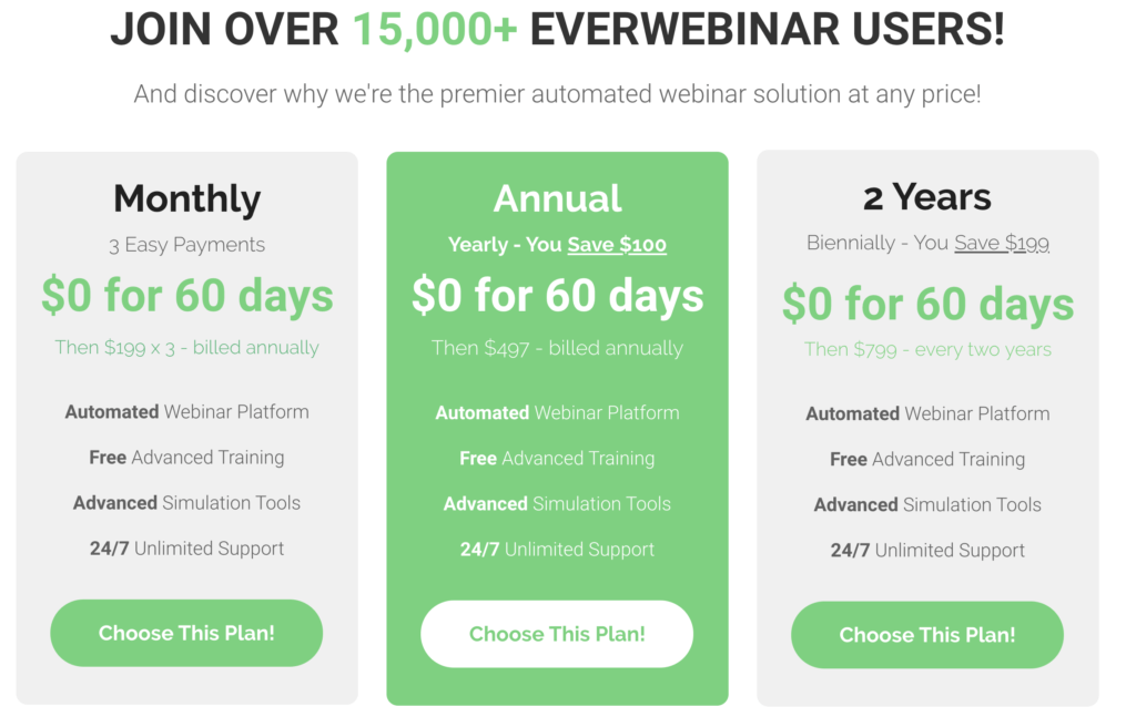 webinarjam alternatives and competitors - everwebinar