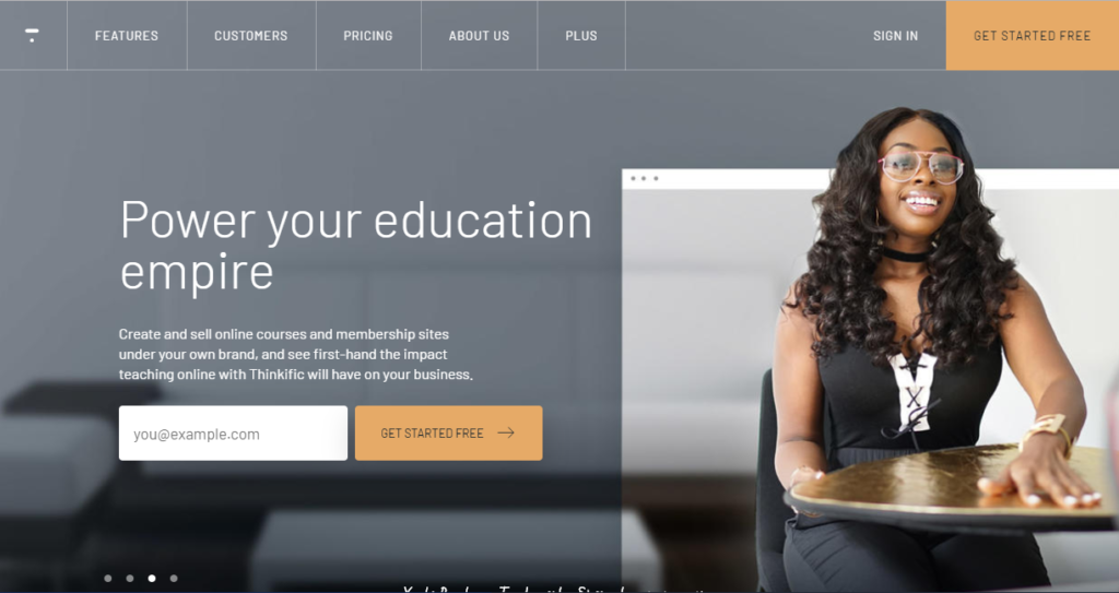 Thinkific online course platform