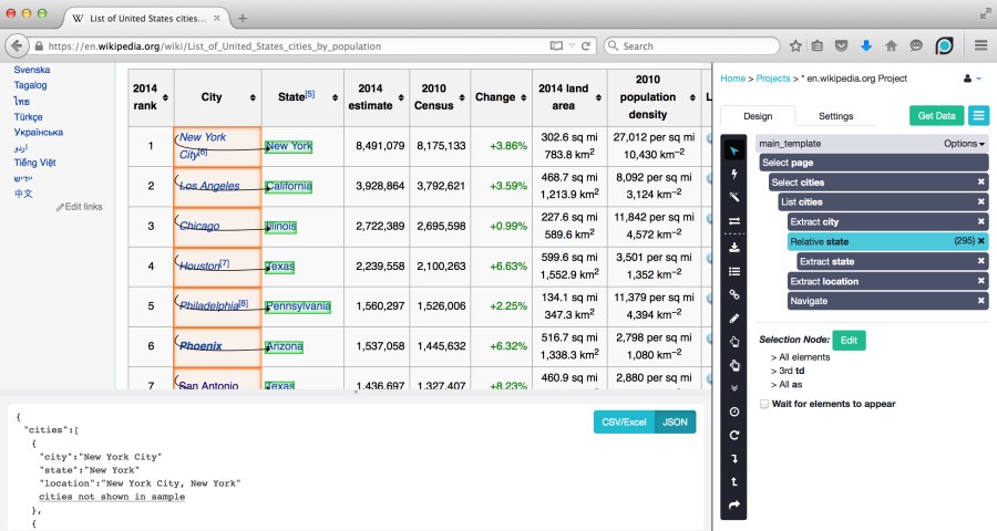 Parsehub-Web-Scraping-Tool