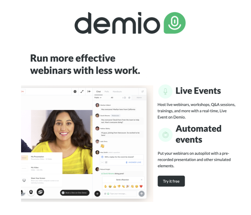 demio webinar