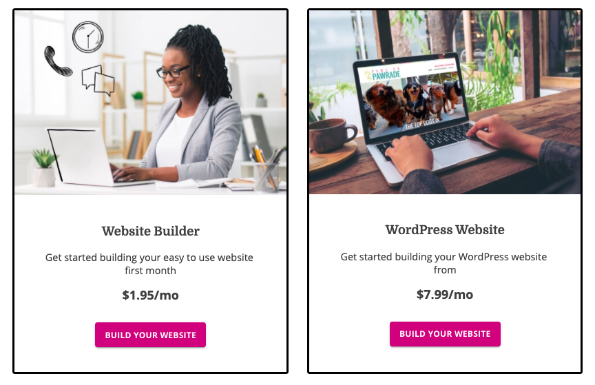 Web.com pricing