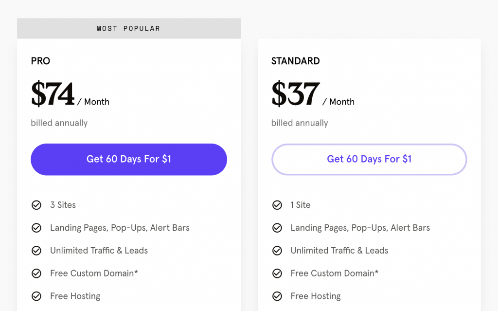 leadpages pricing