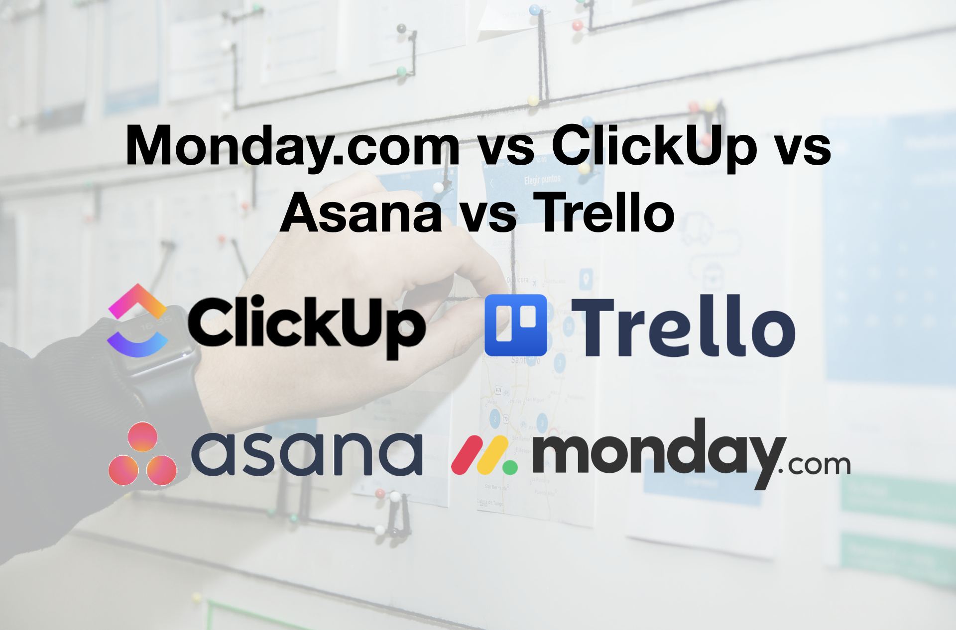 Asana vs ClickUp vs Trello