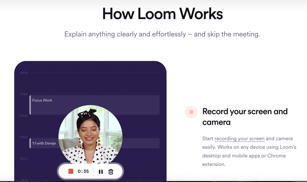 loom homepage