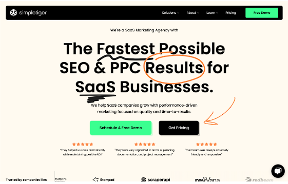 Simple Tiger homepage