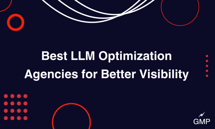 white text of best llm optimization agencies on navy background