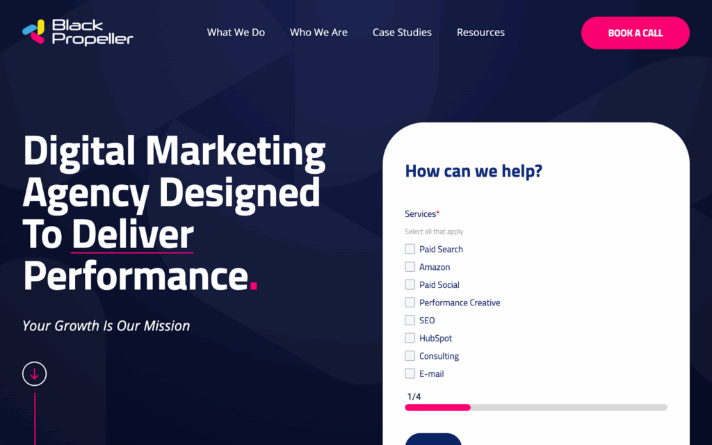 black propeller page