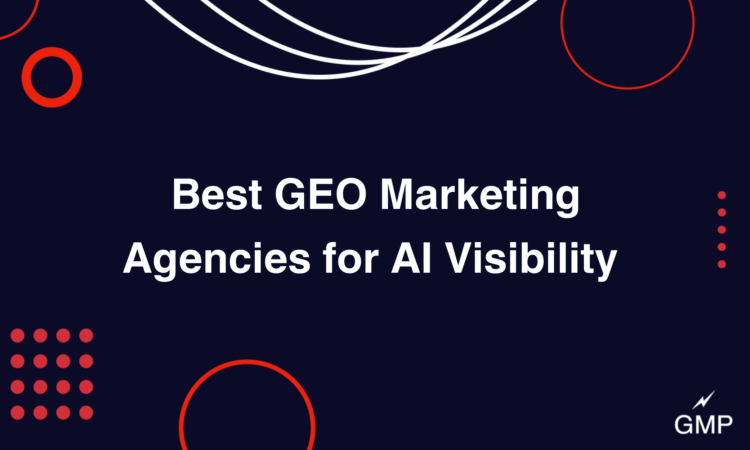 white text of "best geo marketing agency" on navy background