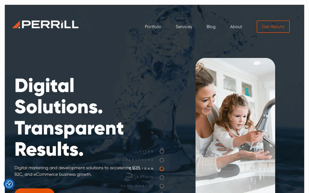 Perrill homepage